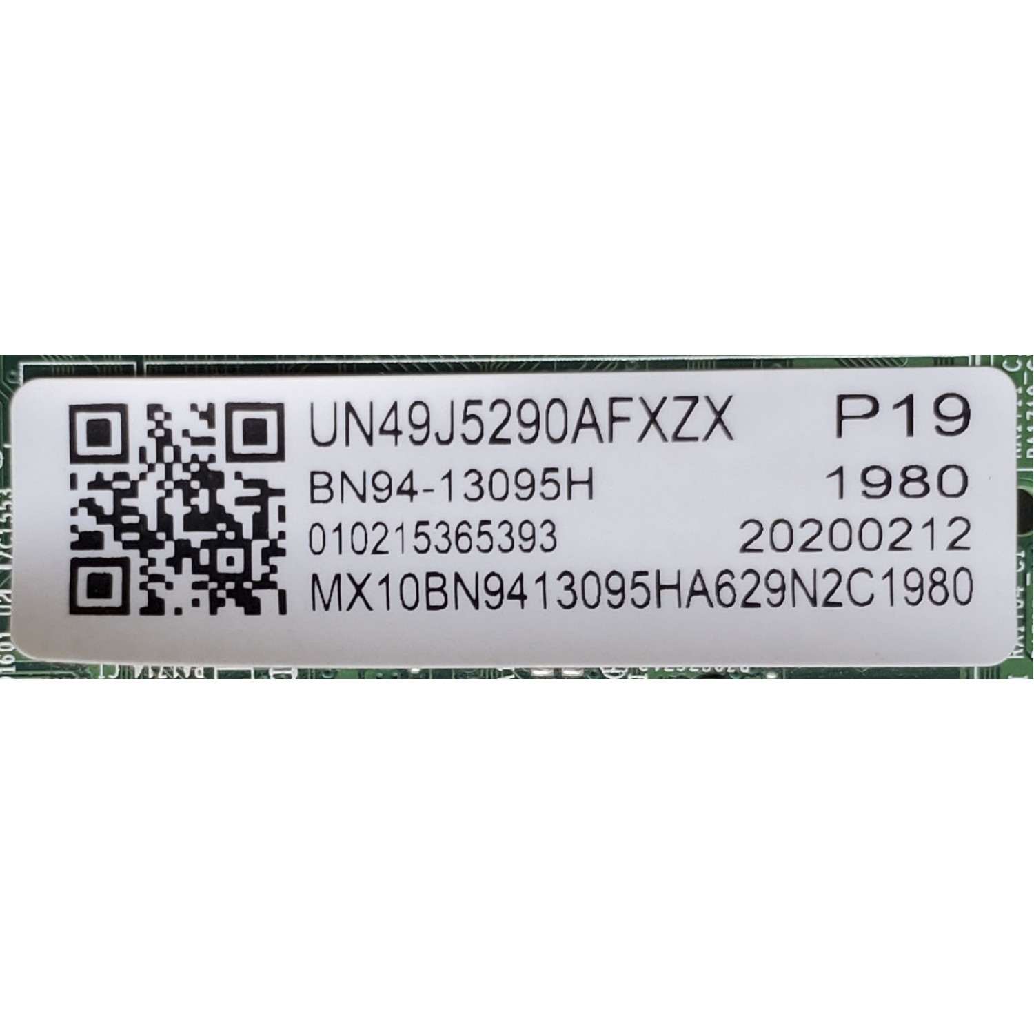 MAIN ORIGINAL PARA TV SAMSUNG / NUMERO DE PARTE BN94-13095H / BN41-02585B / BN97-14518B / BN9413095H / PANEL CY-JN049BGLV1H / DISPLAY LSF490HN01-L07 / BN96-39225A / MODELO UN49J5290AFXZX / UN49J5290AFXZX FA01 - Imagen 2